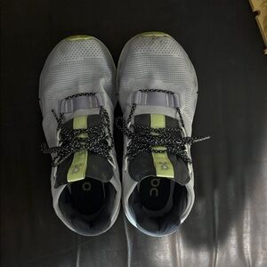 On Running Shoes with Lime Accents